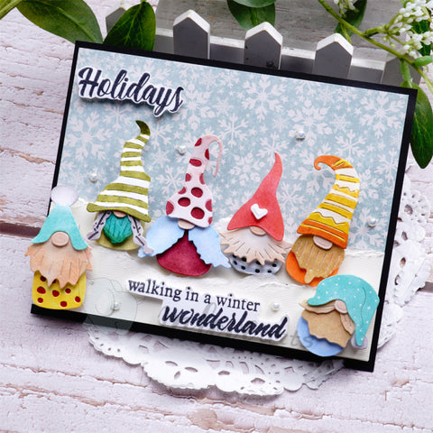 Inlovearts Group of Gnomes Cutting Dies