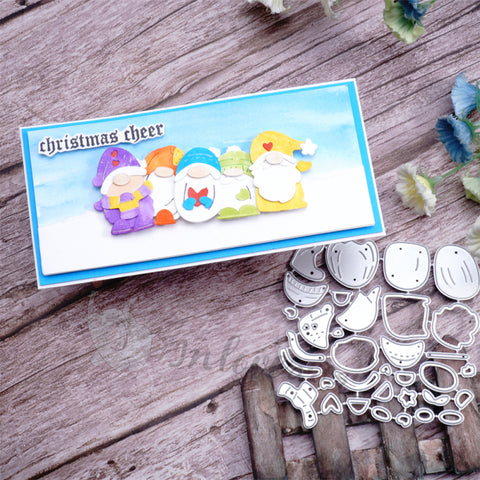 Inlovearts Group of Gnomes Cutting Dies