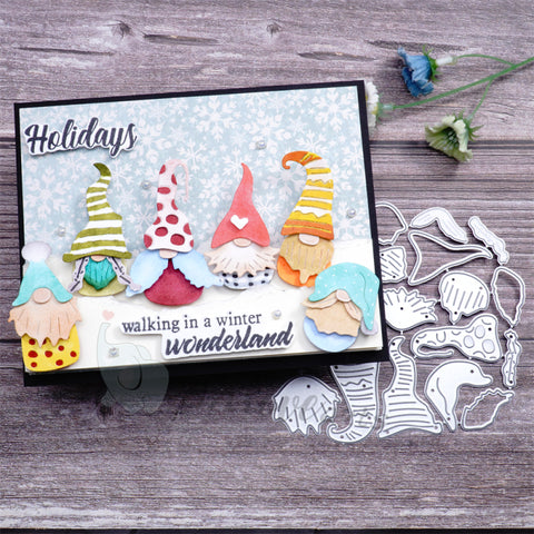 Inlovearts Group of Gnomes Cutting Dies