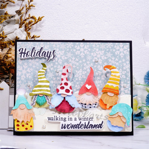 Inlovearts Group of Gnomes Cutting Dies