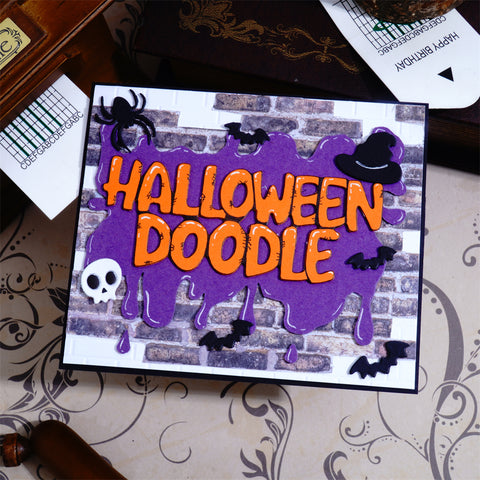 Inlovearts "HALLOWEEN DOODLE" Cutting Dies