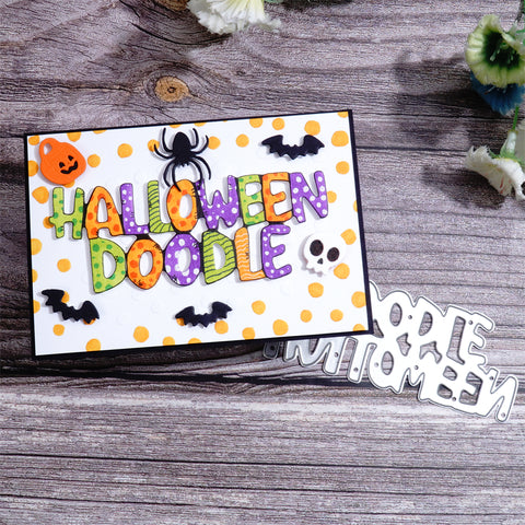Inlovearts "HALLOWEEN DOODLE" Cutting Dies