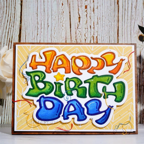 Inlovearts "HAPPY BIRTHDAY" Word Cutting Dies