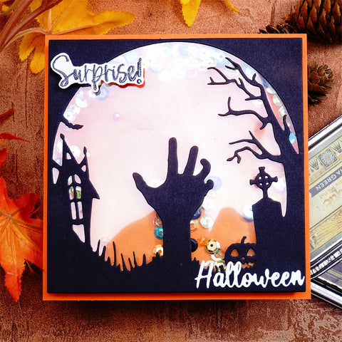 Inlovearts Halloween Theme Border Cutting Dies