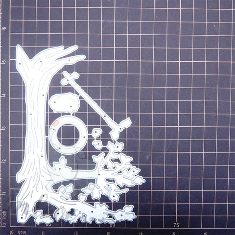 Inlovearts Hanging Tyre on the Tree Cutting Dies