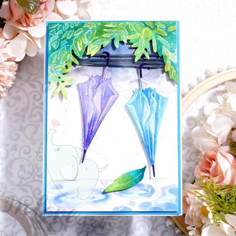 Inlovearts Hanging Umbrella Cutting Dies