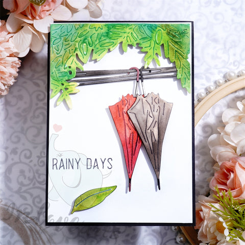 Inlovearts Hanging Umbrella Cutting Dies