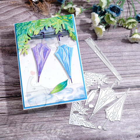 Inlovearts Hanging Umbrella Cutting Dies