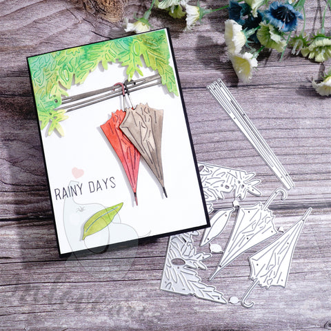 Inlovearts Hanging Umbrella Cutting Dies