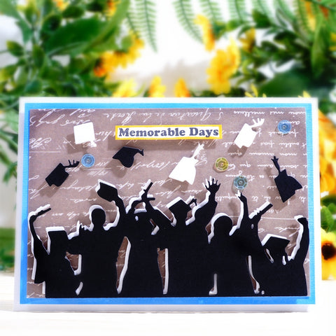 Inlovearts Happy Graduation Border Cutting Dies
