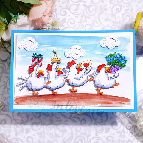 Inlovearts Happy Hens Cutting Dies