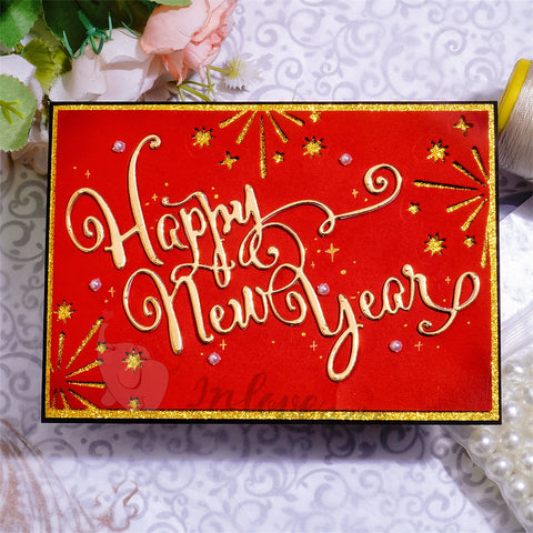 Inlovearts "Happy New Year" Word Cutting Dies