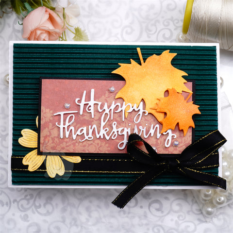 Inlovearts "Happy Thanksgiving" Word Cutting Dies