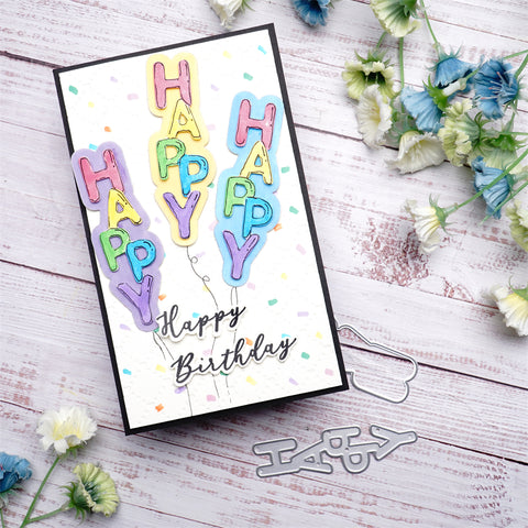 Inlovearts "Happy" Word Cutting Dies