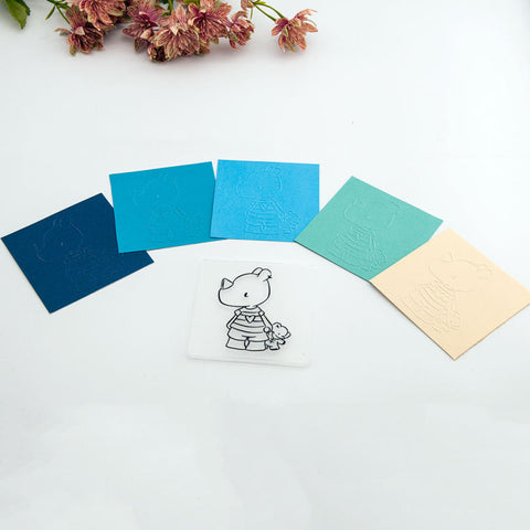 Inlovearts Heart Frame Emboss Folder