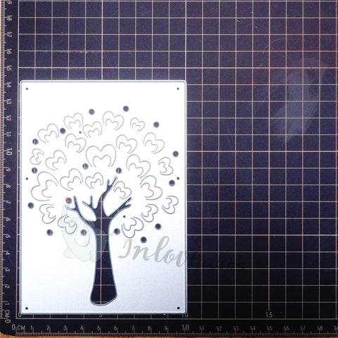 Inlovearts Heart Patterned Tree Cutting Dies