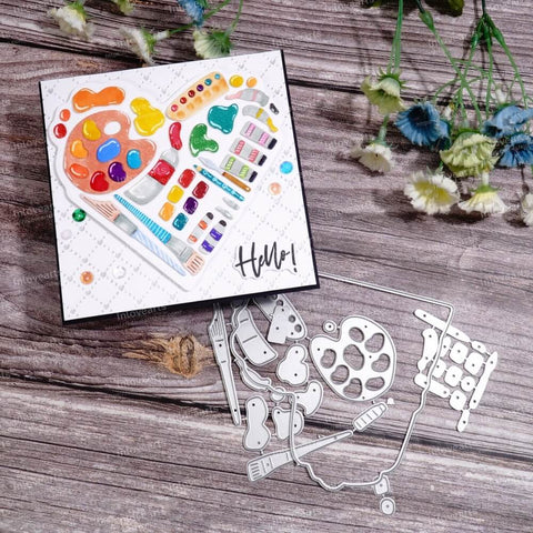 Inlovearts Heart Shaped Crafting Tools Cutting Dies