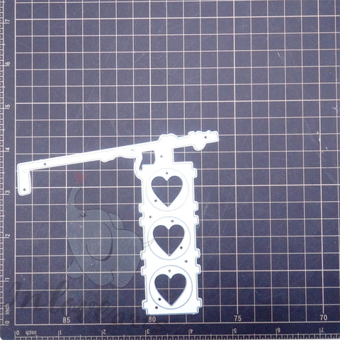 Inlovearts Heart Traffic Light Cutting Dies