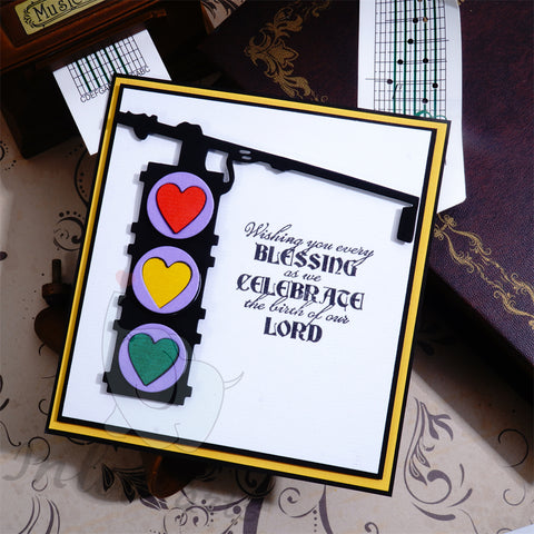 Inlovearts Heart Traffic Light Cutting Dies