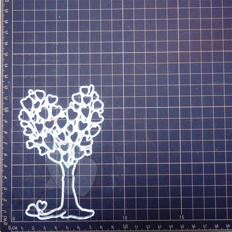 Inlovearts Heart Tree Cutting Dies