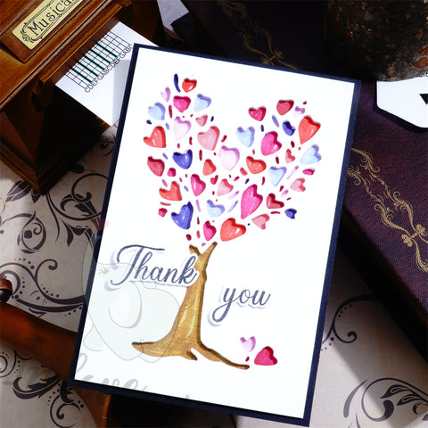 Inlovearts Heart Tree Cutting Dies