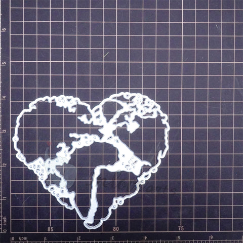 Inlovearts Herat Shaped Earth Cutting Dies