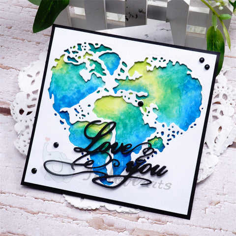 Inlovearts Herat Shaped Earth Cutting Dies