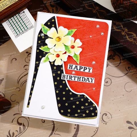 Inlovearts High Heel Border Cutting Dies