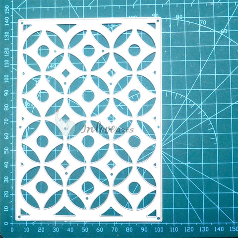 Inlovearts Hollow Circle Background Board Cutting Dies