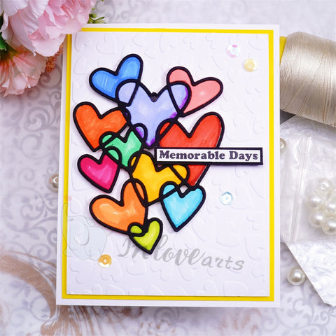 Inlovearts Hollow Heart Cutting Dies