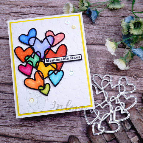 Inlovearts Hollow Heart Cutting Dies