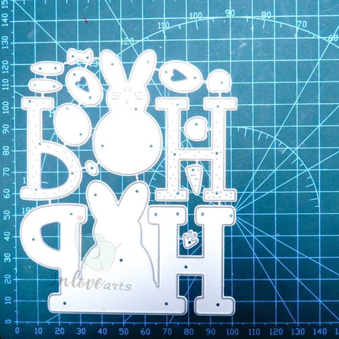 Inlovearts Hop Rabbit Cutting Dies