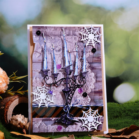 Inlovearts Horrible Candlestick Cutting Dies