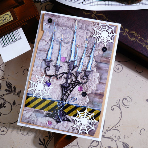 Inlovearts Horrible Candlestick Cutting Dies