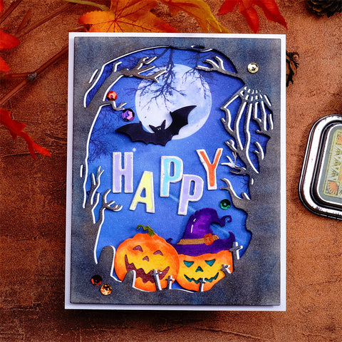 Inlovearts Horrible Forest Frame Cutting Dies
