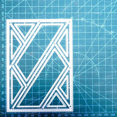 Inlovearts Interlaced Graphics Background Board Cutting Dies