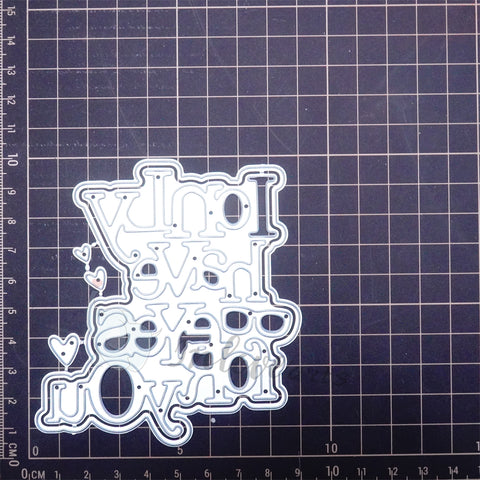 Inlovearts "I only have eyes for you" Word Cutting Dies
