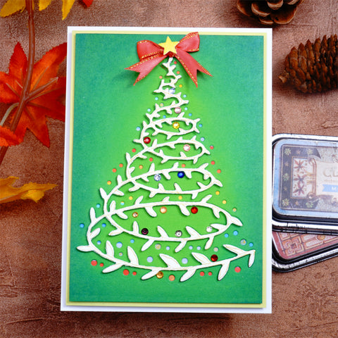 Inlovearts Ivy Christmas Tree Cutting Dies