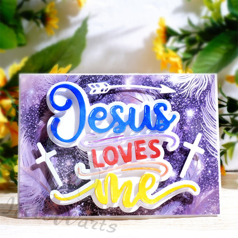 Inlovearts Jesus Loves Me Cutting Dies