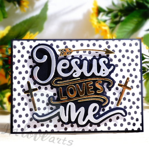 Inlovearts Jesus Loves Me Cutting Dies