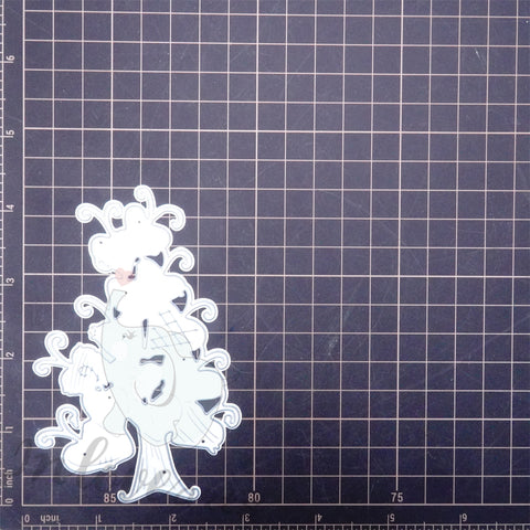 Inlovearts Joint Heart Christmas Tree Cutting Dies