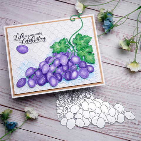 Inlovearts Juicy Grape Cutting Dies