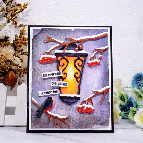 Inlovearts Lantern on the Tree Cutting Dies