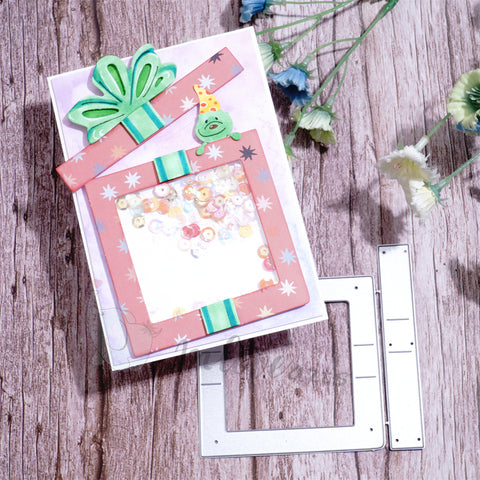 Inlovearts Large Gift Box Cutting Dies