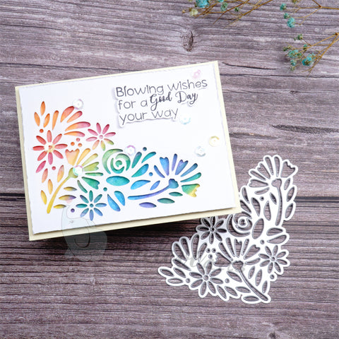 Inlovearts Leaf Corner Border Cutting Dies