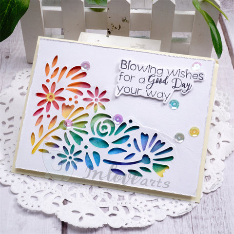 Inlovearts Leaf Corner Border Cutting Dies