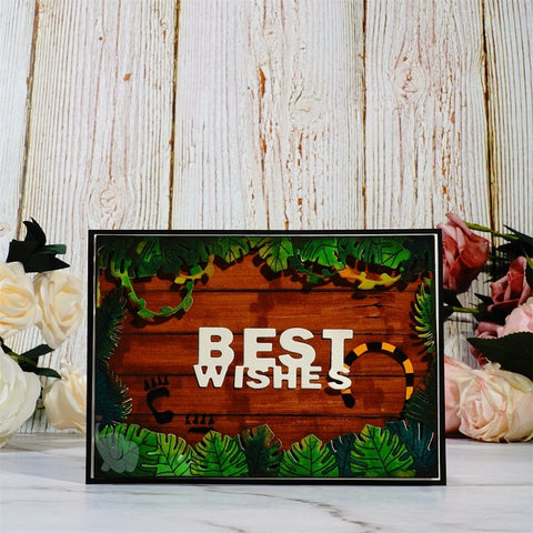 Inlovearts Leaves Frame Cutting Dies