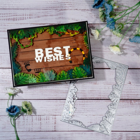 Inlovearts Leaves Frame Cutting Dies