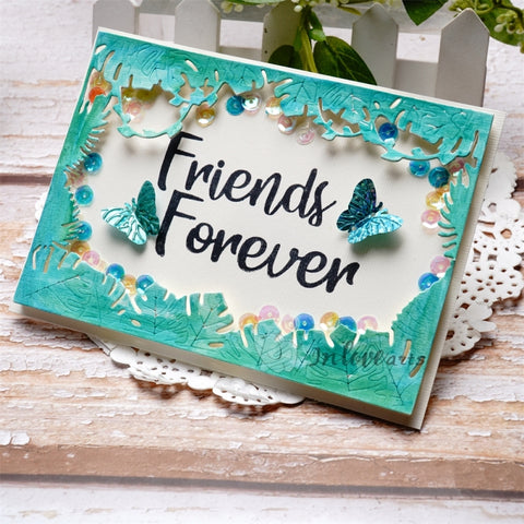 Inlovearts Leaves Frame Cutting Dies