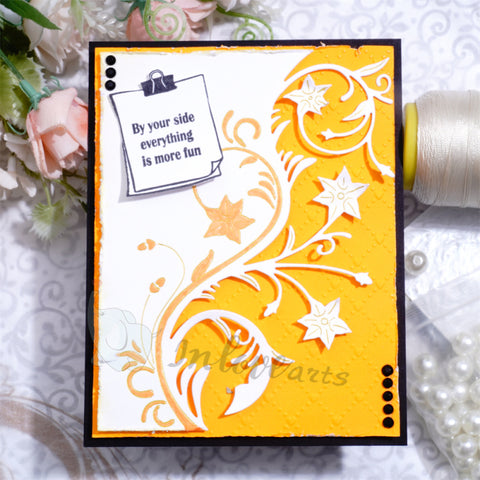 Inlovearts Leaves Wave Border Cutting Dies